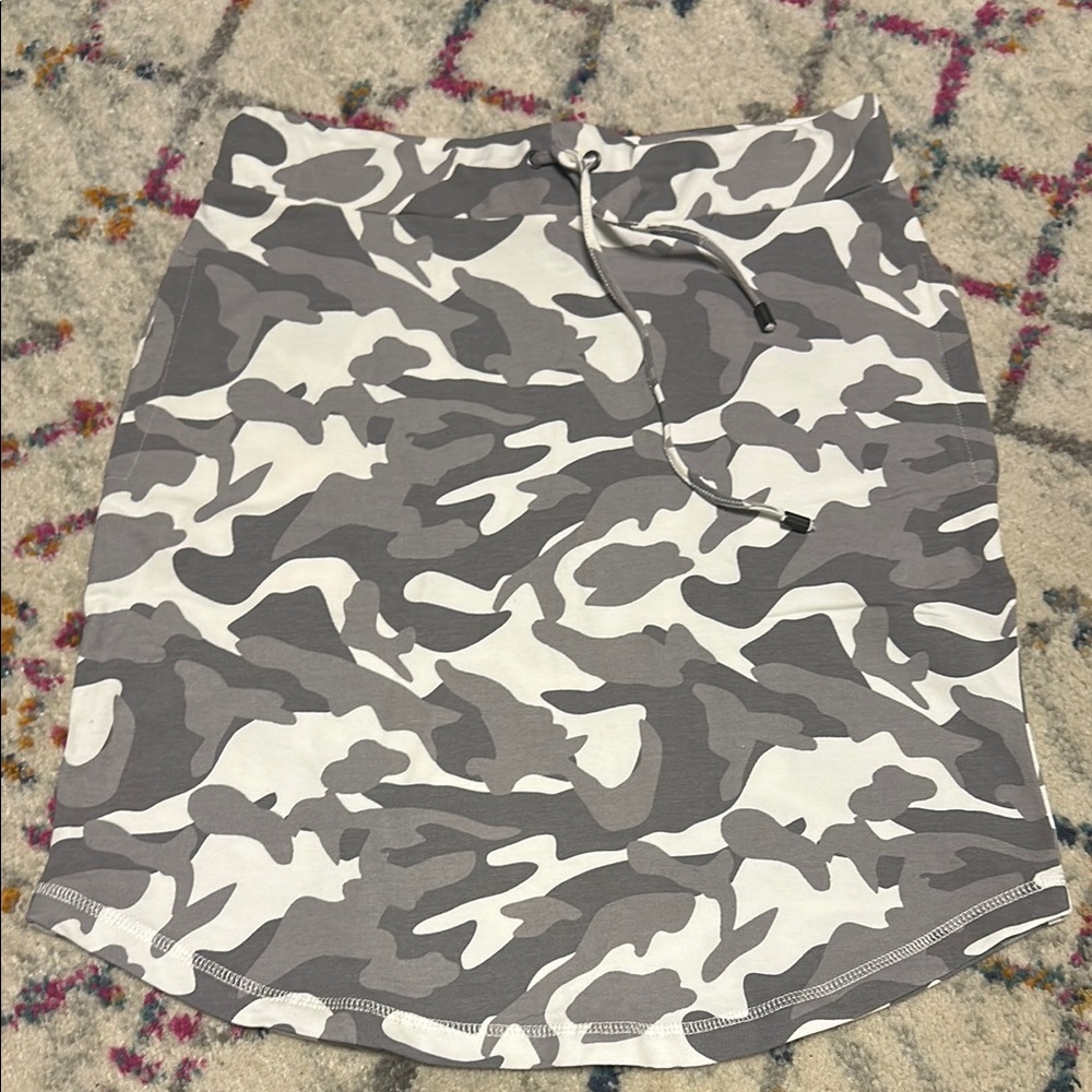 Gray Camouflage Women's Skirt